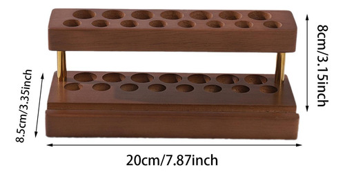 Portalápices, Portalápices, Estante De Madera Para Marrón