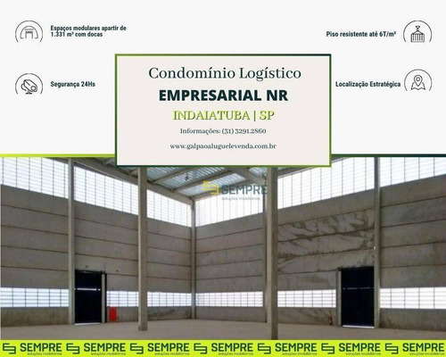 Imagem 1 de 17 de Galpão Para Alugar Em Indaiatuba/sp - Ga1447