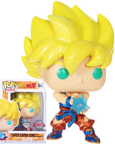 Funko Pop Animation Ssj Goku 948 Con Protector Diamond Colle