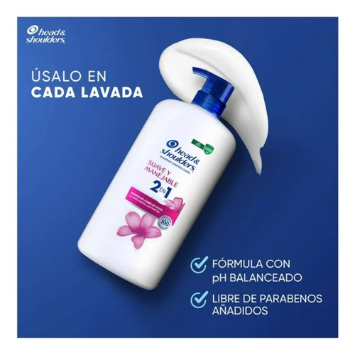 Shampoo Head & Shoulders Control Caspa 1 L - 4 Pzas