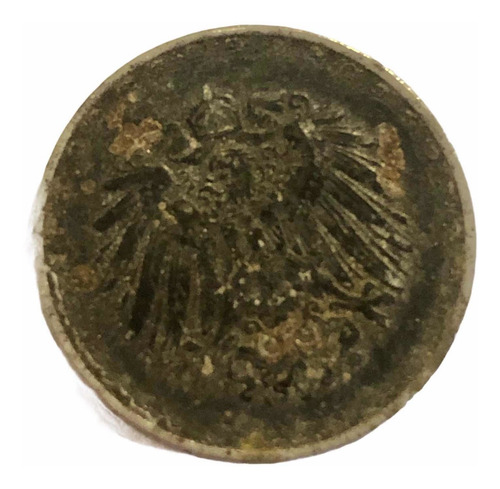 3 Monedas Del Imperio Alemán Años 1876 - 1916 Una De Cobre (Usado)