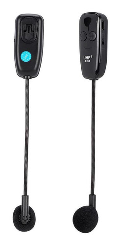 2x Micrófono Inalámbrico Uhf Audífonos De Audio Sistema