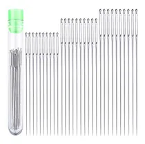 Comprar 30 Agujas De Coser Grandes Ojos - 3 Tamaños - Agujas