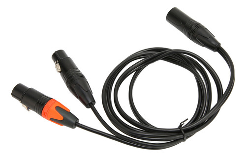 Micrófono Divisor Tipo Y Con Cable Xlr Macho A Doble Hembra