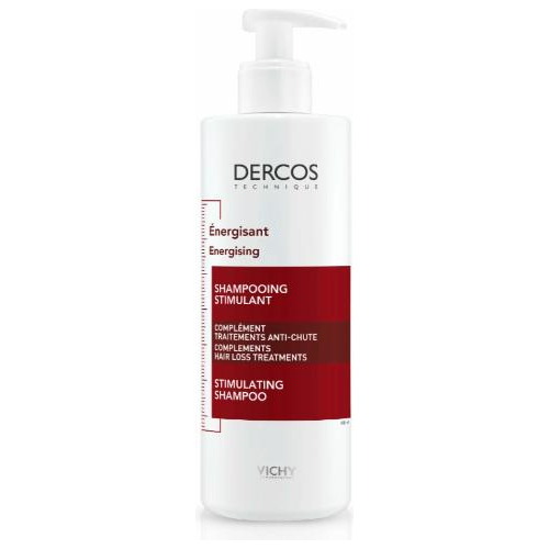 Shampoo Vichy Dercos Thechnique Refil Shapoo Energizador Antiqueda Antiqueda de parfum en dosificador de 400mL por 1 unidad
