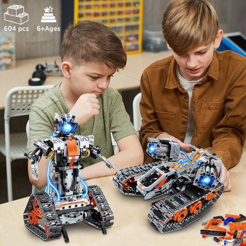 Building Toy Insoon 5 Em 1 Com Luz Led, Aplicativo E Control