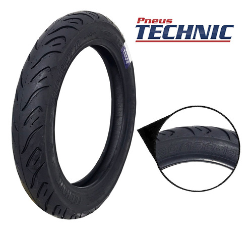 Pneu Technic Traseiro Sport R 80/100-14 49l C/c Web 100