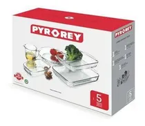 Comprar Set De Refractarios + Taza Medidora Pyr O Rey