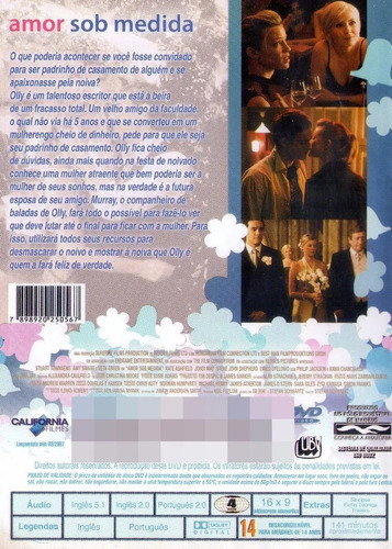 Dvd Amor Sob Medida Tom Ellis, Stuart Townsend, Seth Green