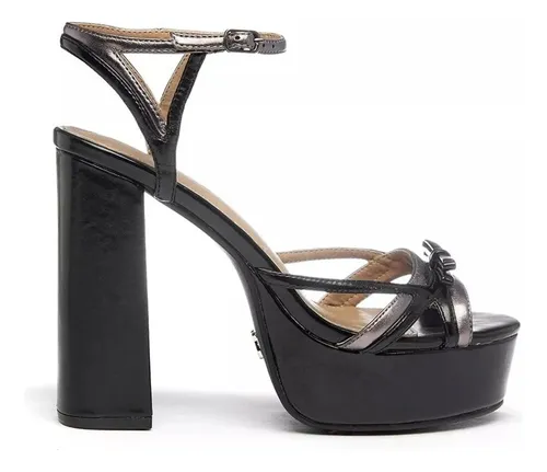 Sandalia Greta Rubi Lady Stork Fiesta Plataforma Taco Alto