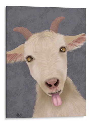 Canvas Lab Cuadro Funny Farm Goat 2 30x40, Fab Funky