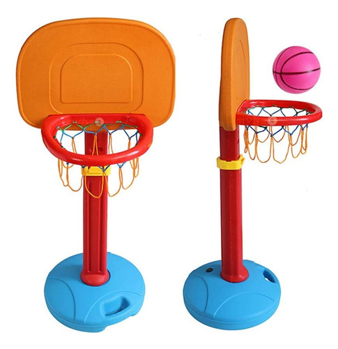 Canasta Basket Para Niños Graduable Con Pelota