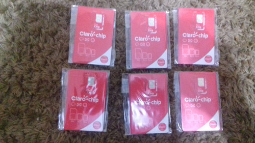 Chip Claro 4g 50 Unidades Serve  P/qualquer Lugar Do Brasil.