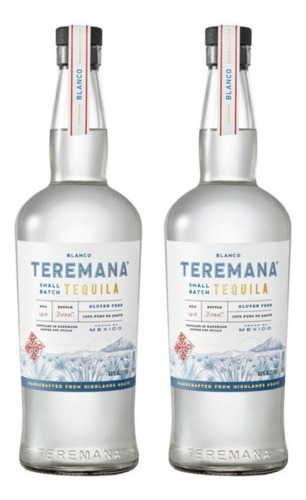Pack De 2 Tequila Teremana Blanco 750 Ml