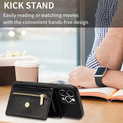 Funda De Piel Para iPhone Funda Tipo Cartera Con Correa
