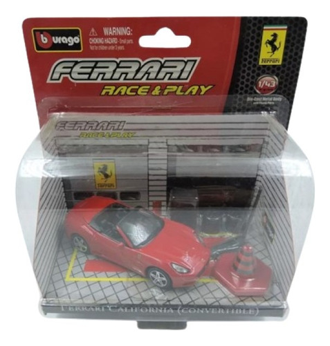 Miniatura Ferrari California Conver Race & Play 1/43 Burago