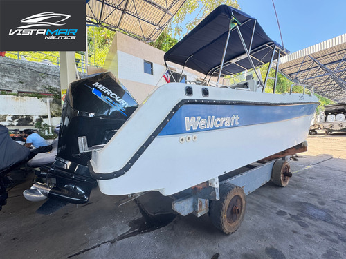 Lancha Wellcraft 26 Pés Com Motor Mercury 200hp 4t 2024