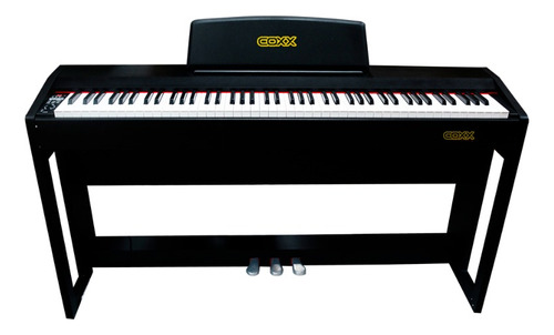 Piano Digital 88 Notas 140tonos Negro, Coxx Superoferta 