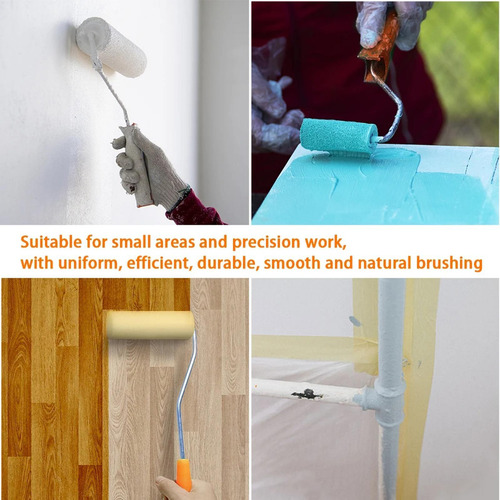 Herramienta De Pintura De Pared Con Fibra Mezclada Gris