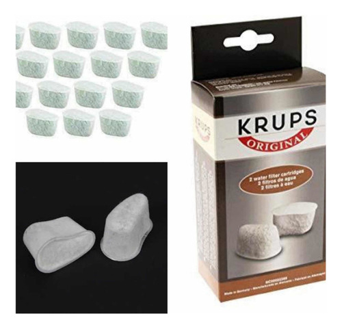 Krups F47200 Duo Filtros Sistema De Filtrado Agua Cafetera