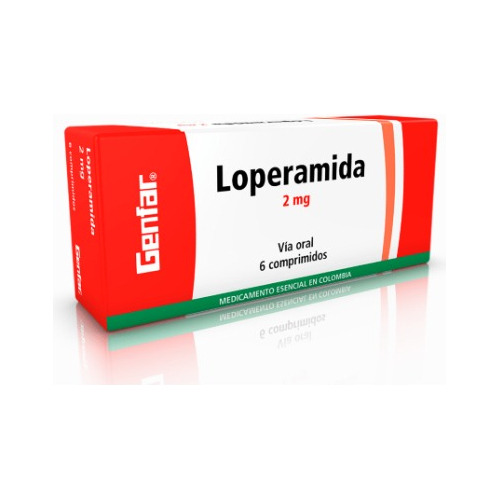Loperamida 2 Mg 6 Tbs Genfar