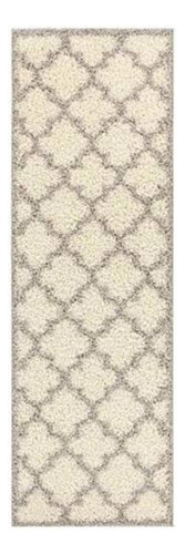 Alfombra Superior Bengali Trellis Shag Area, 2 '7  X 8'