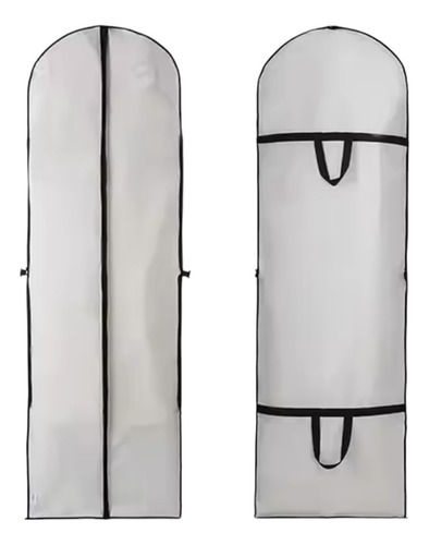 Bolsa Colgante Ropa Cubre Polvo Protector Plegable Viaje Blanco