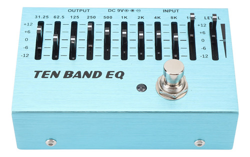 Mini Equalizador De Baixo De Bloco Único Com Pedal De Guitar