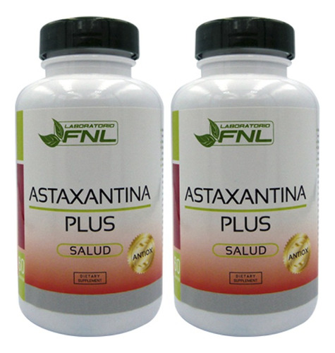 Astaxantina Fnl Astaxanthin Epha Dha Pack 2 Frascos Dietafit