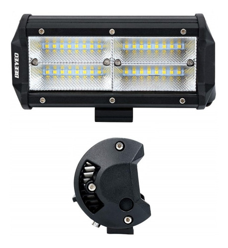 Barra Faro Luz De 32 Leds 7 Pulgadas 96w Camionetas Rústicos