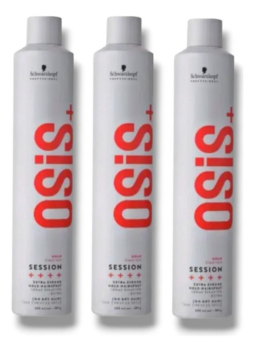 Schwarzkopf Osis+ Sesión Spray Fijación Extrema 500 Mlx3