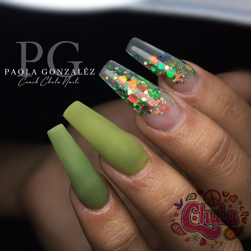 Coleccion De Acrilicos Trip 4 Pzas. Chula Nails