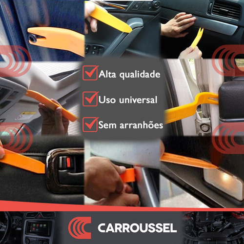 Imagem 5 de 6 de Kit Espatulas De Nylon - Desmontar Painel E Portas De Carro