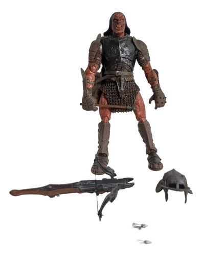 Figura Orco Crossbow Urk-hai Señor De Los Anillos Año 2003 (Usado)