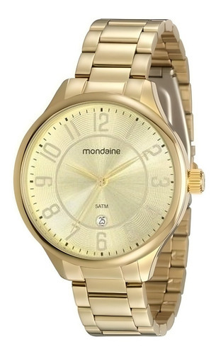 Relógio Mondaine Feminino Dourado 53568lpmvde2