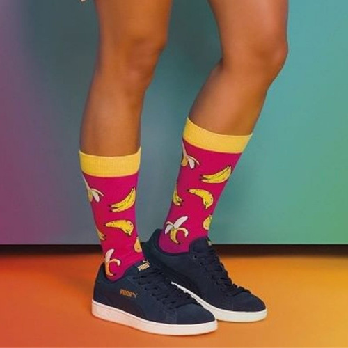 Imagem 3 de 6 de Meias Femininas Estampas Divertidas Lindas Corrida Academia