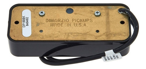 Pastilla Soapbar Virtual P90 Negro, Dimarzio Dp169 Blk