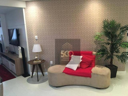 Imagem 6 de 12 de Apartamento Com 4 Dormitórios À Venda, 135 M² Por R$ 636.000,00 - Kobrasol - São José/sc - Ap0783