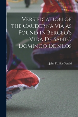 Libro Versification Of The Cauderna Vã­a As Found In Berc...