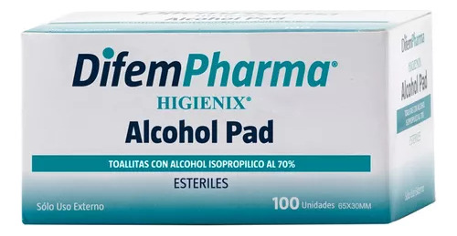 Higienix Alcohol Pads 100un