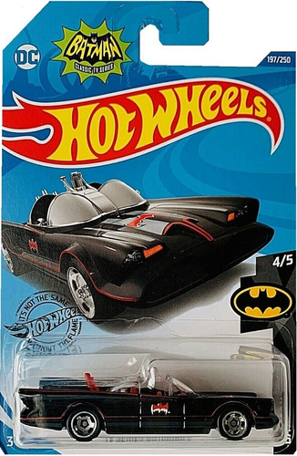 Hot Wheels Tv Series Batmobile #197 Unico Para Coleccionar!