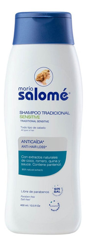Shampoo Tradicional Sensitive María Salomé X400ml
