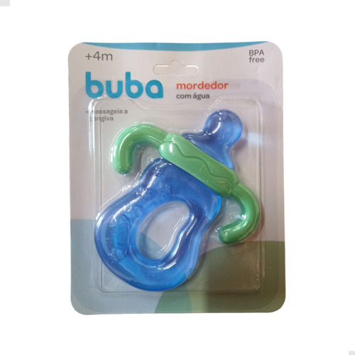 Mordedor Massageador Gengiva Buba Bebê Com Água Kit Com 2