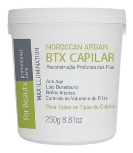 Btox Capilar For Beauty Max Illumination Argan Btox 250g