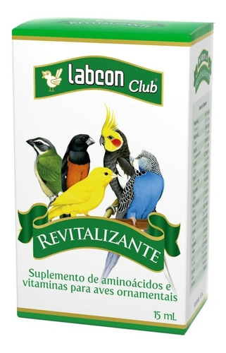 Alcon Labcon Revitalizante 15ml Vitamina Pássaros Aves