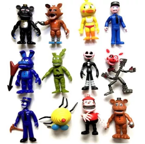 Cinco Noites No Freddy's Fnaf World - Kit Com 6 Personagens!