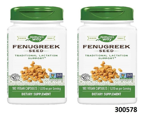 Fenugreek  610ml 180 Caps W01