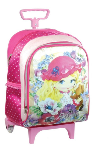 Mochila Com Rodinhas P Bebê Infantil Pequena Menina R. 6857