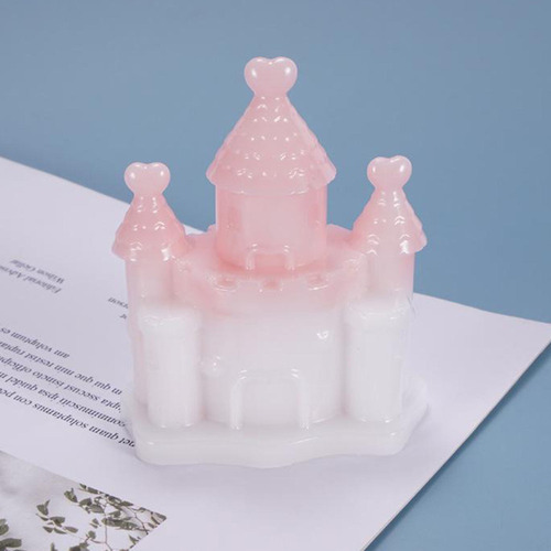 ~ Molde De Castillo De Silicona 3d Que Hace A Mano El Molde
