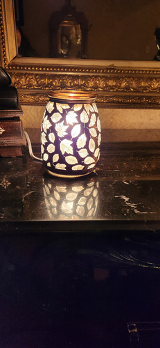 Lámpara Decorativa Y Aromática Hojitas Marrón Marrón